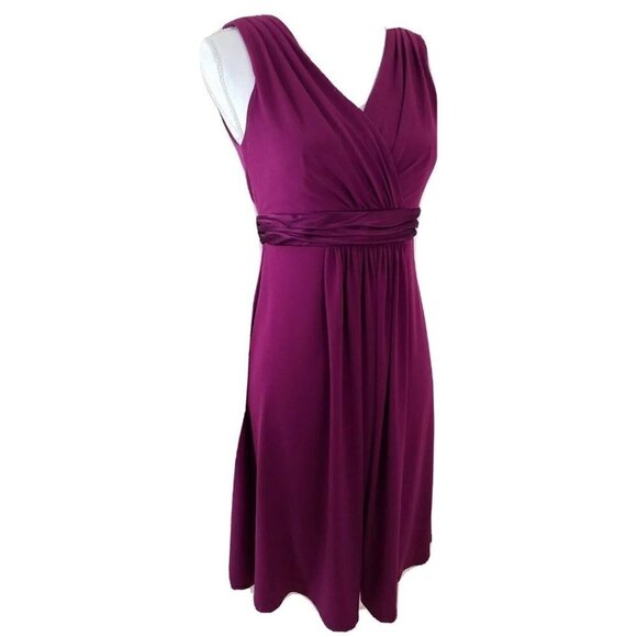 DAVID'S BRIDAL ~Women's Size 4~Red Grapes Formal Prom Cocktail Dress. - Picture 3 of 9